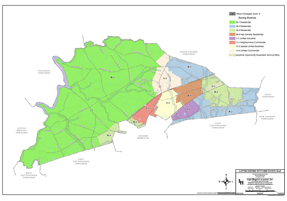 Zoning Map – Lower Oxford Township